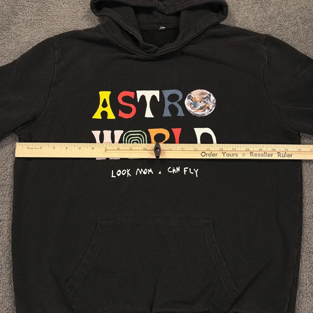 Astroworld Hoodie Mens Medium Look Mom I Can Fly‎ Travis Scott Sweatshirt Rap